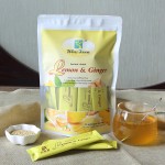 柠檬生姜茶颗粒草药天然蜂蜜水果粉维生素C能量适合膳食素食固体饮料提高免疫力茶
