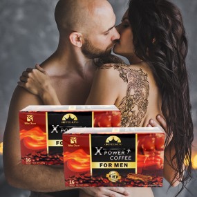 Men X Power Coffee, Tea & Espresso Supplies Maca Energy Instant Black Coffee for Man