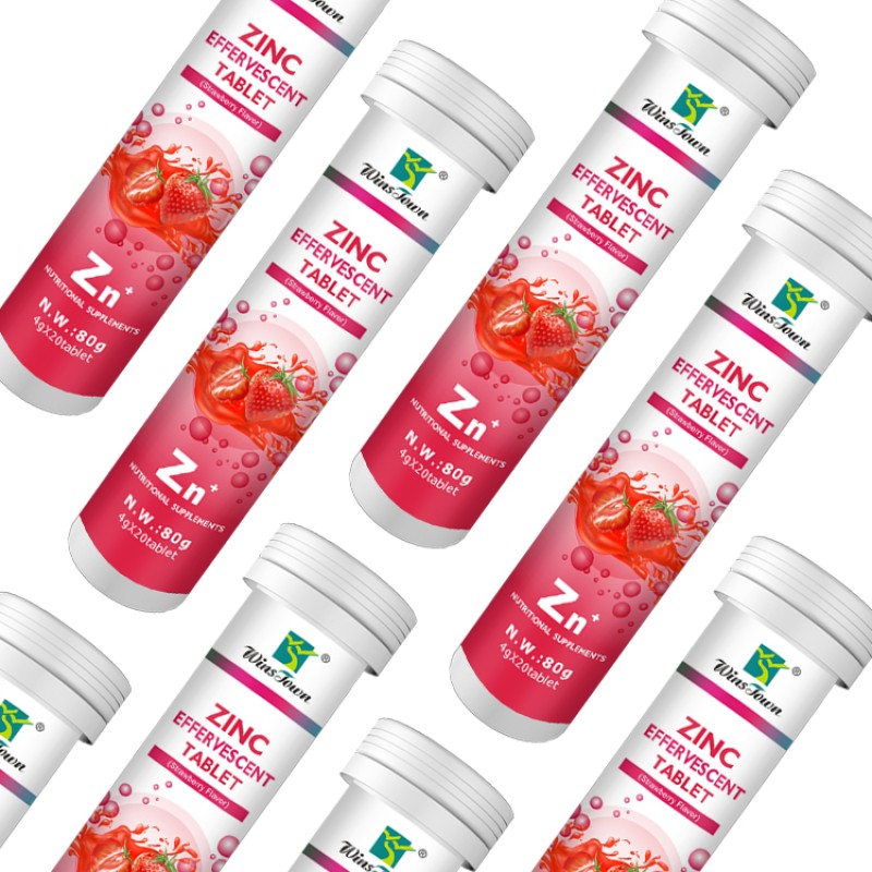 Effervescent Tablet OEM/ODM Manufacturer Collagen Vitamin c Zinc Skin Whitening Cleaning Effervescent Tablet Soft Drink for Weig