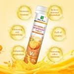 OEM/ODM Health Products Vitamin Supplements Sweet Orange Flavor Vitamin c Skin Whitening Effervescent Tablet
