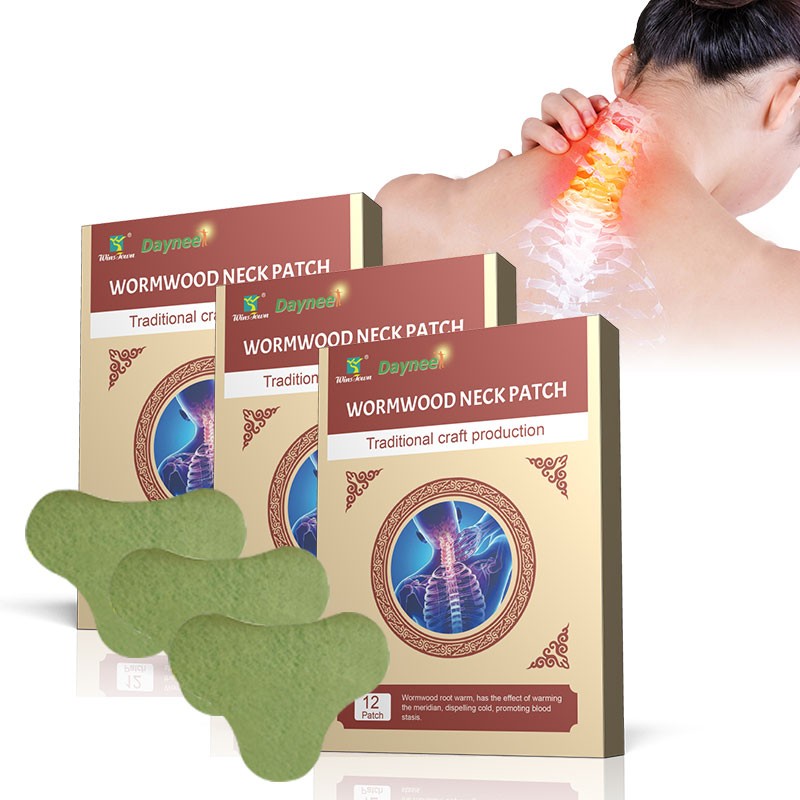 Relieve Neck Discomfort Neck Massage Patch Natural Herbal Wormwood Neck Patch