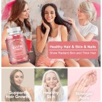 Priviate Label Biotin Hair Growth Gummies Collagen Keratin Gummy Factory Price  Vitamin Healthy Supplement