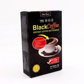 Winstown Black Coffee Weight Loss 3g*10 Sachets/Box Wansongtang Fit Bodybuilding Slim Coffee No Sugar Fat