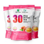 C17燃烧平腹瘦身茶包30天排毒茶控制体重减肥产品30天排毒茶桃味