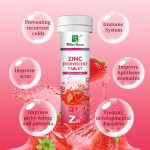 泡腾片OEM/ODM制造商胶原维生素c锌皮肤美白清洁泡腾片软饮料(重量