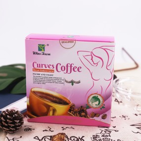 OEM/ODM Natural Herbs Instant Coffee Women Breast Enhancer Products Papaya Black Coffee for Wholesale Custom