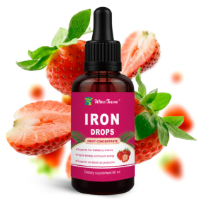 Energy Function Strawberry Drink Supplement Iron Oral Liquid Blood Health Drops Drink