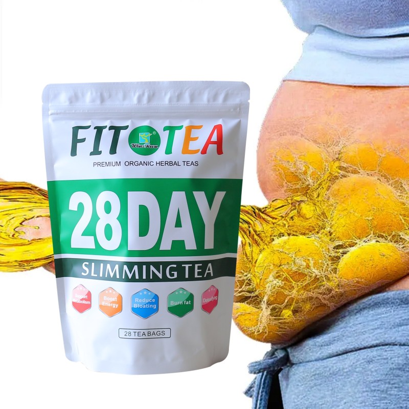 Custom Packaged Healthy Tea Bags for 28 Days Slim Body to Create Healthy Chinese Herbal Tea