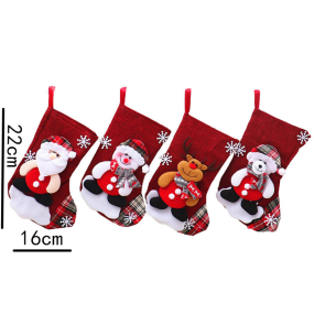 Christmas Decoration Socks 2025 Natal Tree Socks Weihnachten Gift Christmas Deko Enfeites De Natal Navidad Regalos Gift Bag