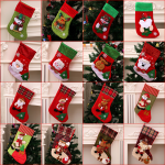 Christmas Decoration Socks 2025 Natal Tree Socks Weihnachten Gift Christmas Deko Enfeites De Natal Navidad Regalos Gift Bag