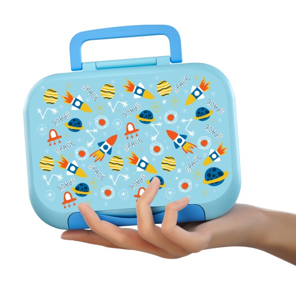 New Release Premium Children's Lunch Box 3 Compartments Non-Toxic BPA-Free Eco-Friendly Kids Back to School Supplies