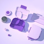 Children's Soup Lunch Box Thermal Lunch Food Container with 3 Compartments for Kids School Hot Food Insulated Food Jar