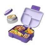 Custom 3-Compartment Lunch Box with Stainless Steel Container Children's Lunch Box Portable Children's Food Container