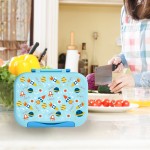 Children's Bento Lunch Box with Easy-Open Lock Portable BPA-Free Bento Box for Toddlers Back to School Lunch Box with Divider