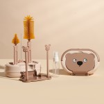 Cost-Effective Baby Bottle Brush Set Food Grade 100% Silicone Easy to Clean Eco-Friendly Non-Toxic