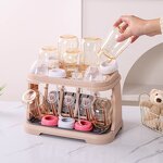 Eco-Friendly Plastic Foldable Baby Bottle Drying Rack Stand Multifunctional Bottle Rack Durable Drain Rack Bottle