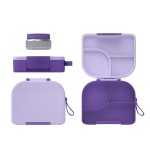 Custom 3-Compartment Lunch Box with Stainless Steel Container Children's Lunch Box Portable Children's Food Container