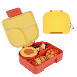 Children's Soup Lunch Box Thermal Lunch Food Container with 3 Compartments for Kids School Hot Food Insulated Food Jar