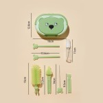 Cost-Effective Baby Bottle Brush Set Food Grade 100% Silicone Easy to Clean Eco-Friendly Non-Toxic