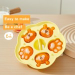 Wholesale Cute Animal Design Baby Food Mold Food Grade Silicone Baby Candy Cake Mold Feeding Accessories