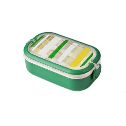 Pastoral Style Stainless Steel Lunch Box with Spoon and Fork Children's Bento Box Portable Food Container