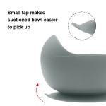 Custom BPA-Free Divided Silicone Baby Plate Bib Cup Eco-Friendly Children Splash-Proof Feeding Suction Baby Grip Plate Set