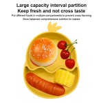 Eco-Friendly Hot Sale Animal Shape Baby Plate Toddler Feeding Plate Non-Toxic Silicone Children's Dining Suction Plate