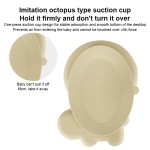 Manufacturer Wholesale Non-Toxic Baby Strong Suction Plate Children Feeding Plate Food-Grade Silicone Baby Eating Training Tableware