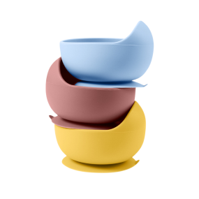 Feeding Bib Baby Silicone Bowl Safe Plate Feeding Set Baby Suction Silicone Plate Baby Bowl