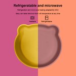 2025 New Product Eco-Friendly Silicone Baby Feeding Plate Manufacturer Wholesale Silicone Baby Tableware Strong Suction Tableware