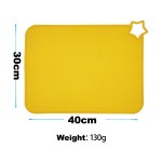 Soft Silicone Toddler Placemat Snack Utensils Non-Toxic Baby Silicone Feeding Placemat