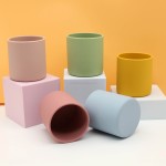 Wholesale Food Grade BPA Free Baby Utensils Cup Children Silicone Cup for Toddlers