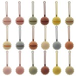 Hot Selling Eco-Friendly Small Mouth Silicone Pacifier Case Storage Box Carton Printed Pattern Free Easy Use Baby Feeding Holder