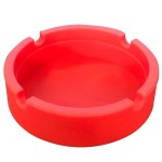 Custom Round Ashtray with High Temp Resistant Silicone Smoking Accessories with Smokeless Design and Custom Logo
