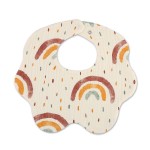 Wholesale Custom Reusable Soft Button Anti-Drool Bib Organic Cotton Bib Baby Waterproof Infant Bib