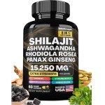Hot Sale Shilajit Capsules Shilajit Ashwagandha Pure Himalayan Shilajit Resin Capsules