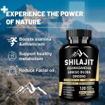 Herbal Supplement OEM Private Label Pure Natural Shilajit Sea Moss Lion's Mane Capsules Shilajit