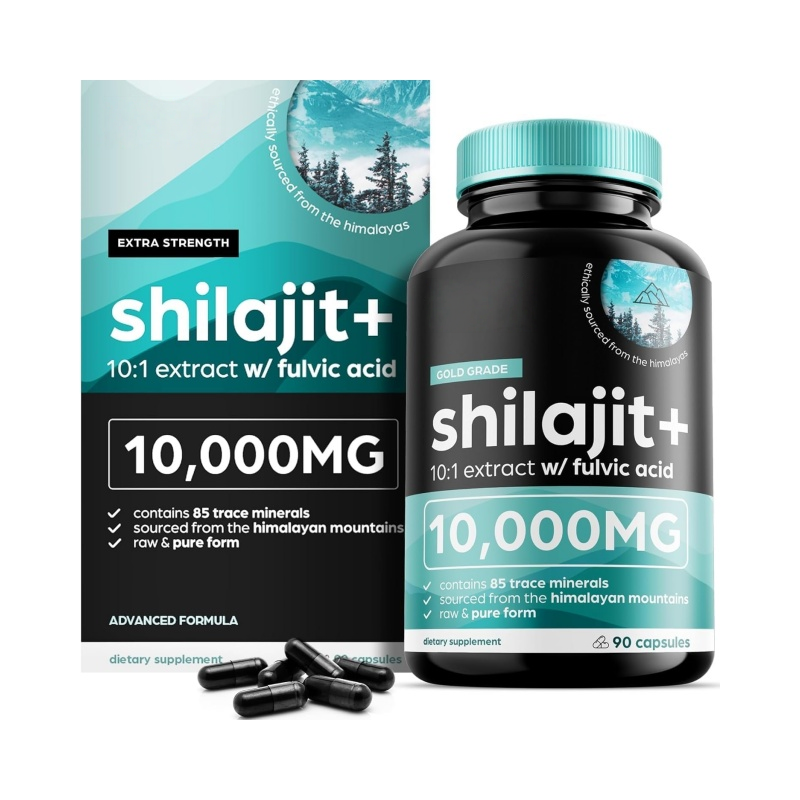 Nutritional Supplement Himalayan Shilajit Extract Natural Capsules Shilajit Softgel Capsules
