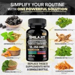 Hot Sale Shilajit Capsules Shilajit Ashwagandha Pure Himalayan Shilajit Resin Capsules