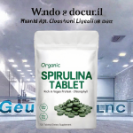 Premium 720 Non-GMO Vegan Organic Spirulina and Chlorella Vegetarian Organic Spirulina Chlorella Tablets