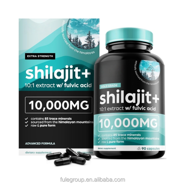 OEM Private Label Ashwagandha Shilajit Supplement Shilajit Pure Himalayan Ashwagandha Shilajit Capsules