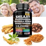 Hot Sale Shilajit Capsules Pure Himalayan Shilajit with Ashwagandha Supplement