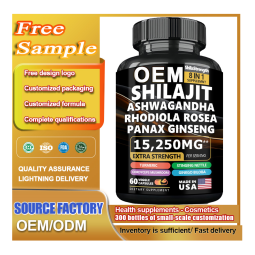 OEM Private Label Shilajit 100% Pure Natural Himalayan Organic Shilajit Capsules Resin Shilajit Resin