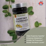 Garcinia Cambogia Weight Loss Capsules Suitable for Adult Men Women Fast Fat Burning Carbohydrate Absorption Blocker Beauty Product Safe Use