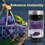 Premium Adult Grape Seed Extract Capsules 400mg Potent Antioxidant Herbal Supplement for Beauty
