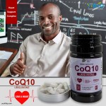 99% High Purity Coenzyme Q10 Ubiquinone Granules Supplement Antioxidant 60mg Cellular Energy Support Anti-aging GMP Certified