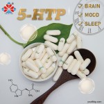 5-HTP Capsules with Vitamin B6 C Glycine Adult Mood Sleep Support Pregnancy Safe Bulk Wholesale Herbal Supplement