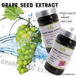 GMP Certified Premium Antioxidant Grape Seed Extract Capsules 95% Proanthocyanidins Skin Heart Health Support Adult Beauty