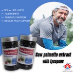 Adult Herbal Hair Growth DHT Blocker Capsules Natural Blend Saw Palmetto Lycopene Pygeum Not for Pregnant Women 90
