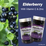 Elderberry Vitamin C Antioxidant Bulk Herbal Supplement Capsules Boost Adult Immunity